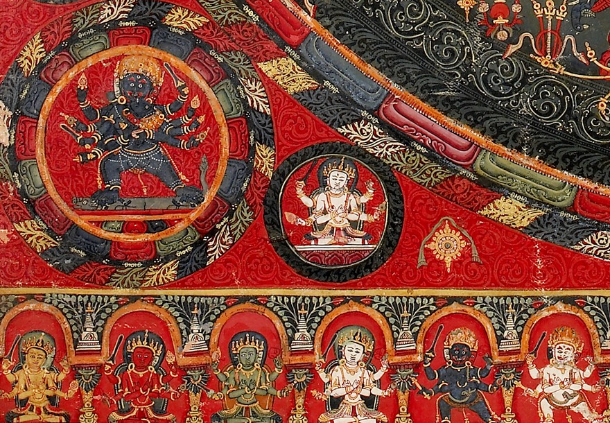 Mandala painting, Tibet, 1400-1450 (Museum no. EA2007.246)