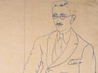 Portrait of Gerald Reitlinger by (John) Christopher Wood, 1926 (Museum number: WA1978.51)