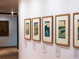 Eastern Art Paintings Gallery - Japanese Landscape Prints exhibition west wall. © Ashmolean Museum, University of Oxford