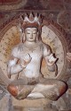 Fig. 18. Painted clay Bodhisattva figure at Tabo temple, Tibet, c.1042. H. 110 cm approx. [online ed. © Thomas J. Pritzker