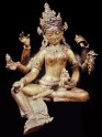 Fig. 20. Vasudhara. Gilt copper. Nepal, twelfth century. H. 16.5 cm. <em>Formerly Heeramaneck Collec. © Heeramaneck Collection