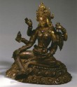 Fig. 21. Vasudhara. Cast gilt copper on repoussé base. H. 16.2 cm. Museum Rietberg, Zurich. © Museum Rietberg, Zurich