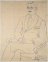 Portrait of Gerald Reitlinger by (John) Christopher Wood, 1926 (Museum number: WA1978.51).