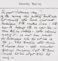 Page from Herbert Ingram's diary. © The Ingram Family