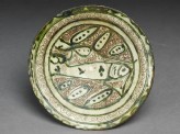 Dish with incised fish
