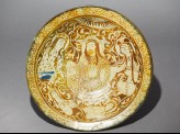 Dish with seated figure, a ruler or prince, and four women