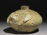Greenware water pot in the form of a frog (EA1956.229)