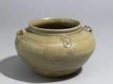 Greenware guan, or jar, with loop handles