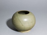 Greenware globular jar