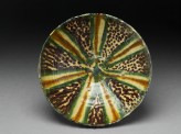 Bowl with polychrome splashed decoration