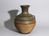 Greenware wine vessel, or hu, with serpent-like decoration
