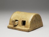 Greenware burial figure of chicken in a coop (EA1956.934)