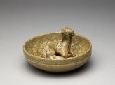 Greenware burial figure of animal in a pen (EA1956.958)