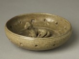 Greenware burial figure of dog in a pen (EA1956.960)