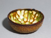 Bowl with floral decoration and three-colour glaze (EA1956.1044)