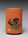 Inrō with chickens and begonias (EA1956.1743)
