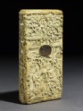 Ivory card case with figures and buildings (EA1956.1981)