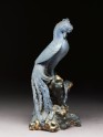 Blue Bizen ware figure of a phoenix
