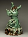 Figure of a shishi, or lion dog, and cub