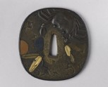 Tsuba with crab