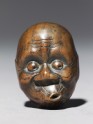 Netsuke in the form of a hyottoko mask (EA1956.3266)