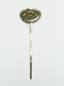 Silver gilt hair ornament with birds