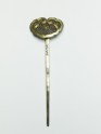 Silver gilt hair ornament with birds