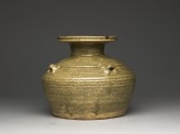 Greenware vase, or hu, with dish-shaped mouth (EA1956.3923)