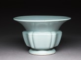 Jardiniere with green glaze