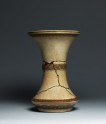 Satsuma vase with geometric borders