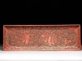 Pen tray depicting the Seven Sages of the Bamboo Grove