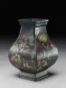 Square vase with flowers and figures (EA1966.237)