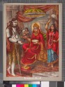 The goddess Annapurna giving alms to Shiva