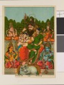 Pancha-deva: Shiva and his family with Vishnu, Surya, Lakshmi, and Ganesha