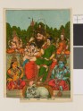 Pancha-deva: Shiva and his family with Vishnu, Surya, Lakshmi, and Ganesha