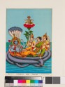 Vishnu reclining on the serpent Shesha