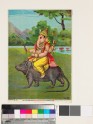 Mushaka, the mouse vehicle, bearing Ganapati, or Ganesha