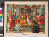 Rama surrounded by attendants