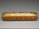 Qalamdan, or pen box, with birds and flowers