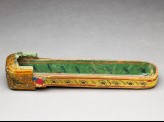 Tray from a qalamdan, or pen box, with birds and flowers