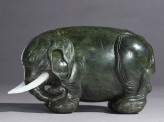 Jade figure of an elephant