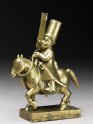 Toy soldier with horse and musket