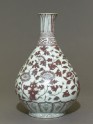 Vase with floral decoration
