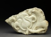 Fragment of an architectural frieze with lotus blossom and half-palmette