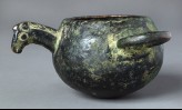 Bowl or ladle with horse's head