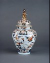 Baluster jar with a knob in the form of a bijin, or beautiful woman