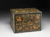 Writing cabinet decorated with hunting scenes