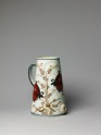Coffee pot with floral sprays