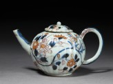 Small fluted teapot with floral decoration (EA1978.445)