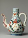 Ewer with formal flower sprays